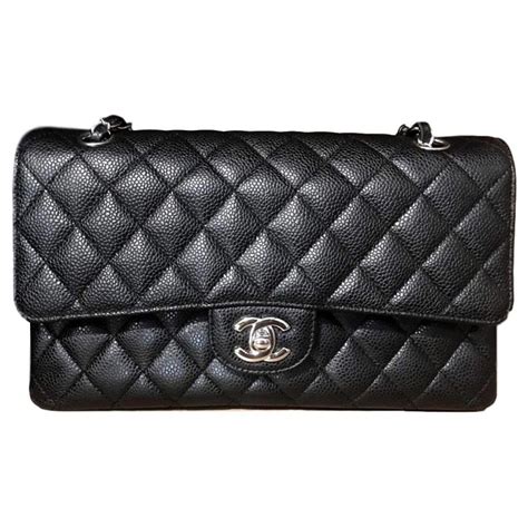 chanel black caviar medium flap|Classic 11.12 Handbag Lambskin & Gold.